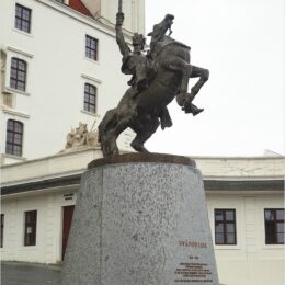 Reiterstatue von Svatopluk