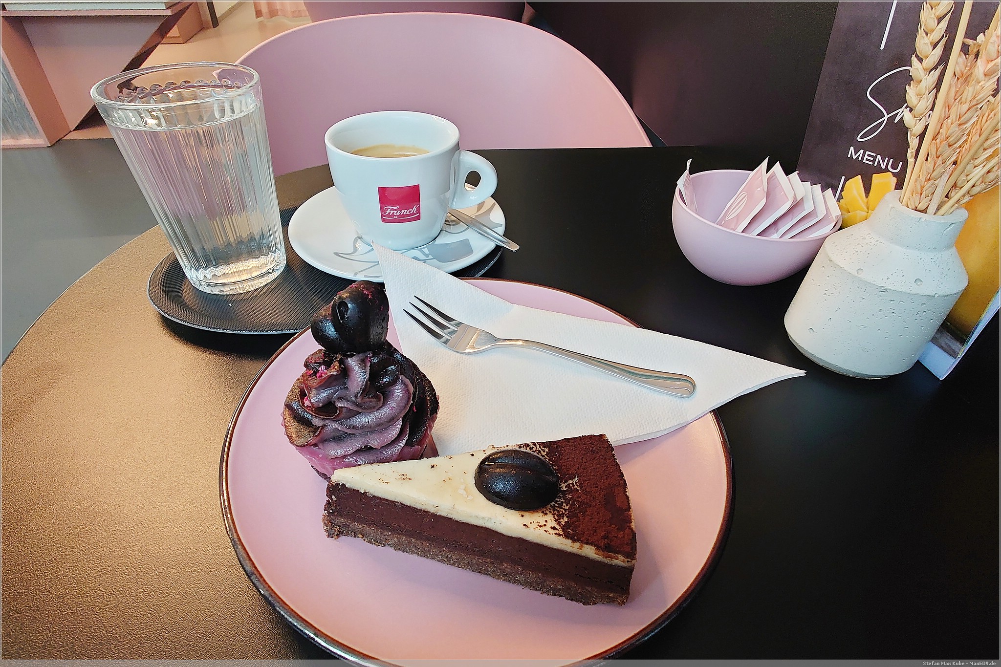 Kuchen und Cupcake