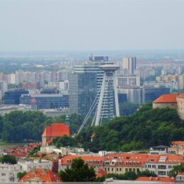 Blick zum Ufo