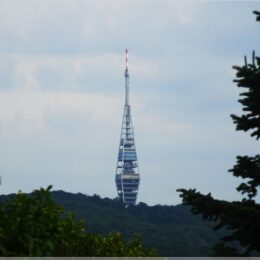 Blick zum Fernsehturm