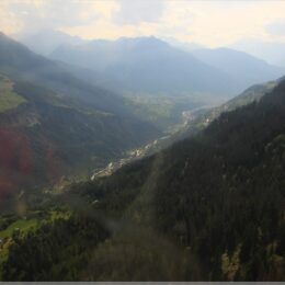 Blick aus der Seilbahn