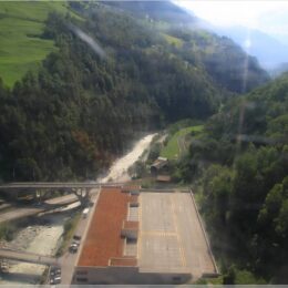Blick aus der Seilbahn