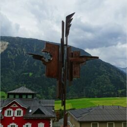 unbekannte Skultpur am Kloster Disentis