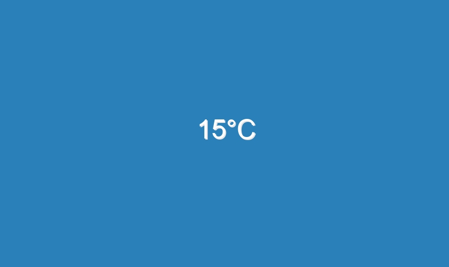 15°C