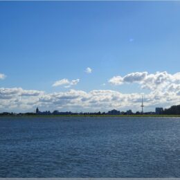 Blick nach Cuxhaven