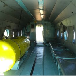 im Frachtraum Mil Mi-8