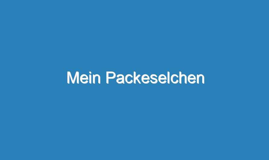 Mein Packeselchen
