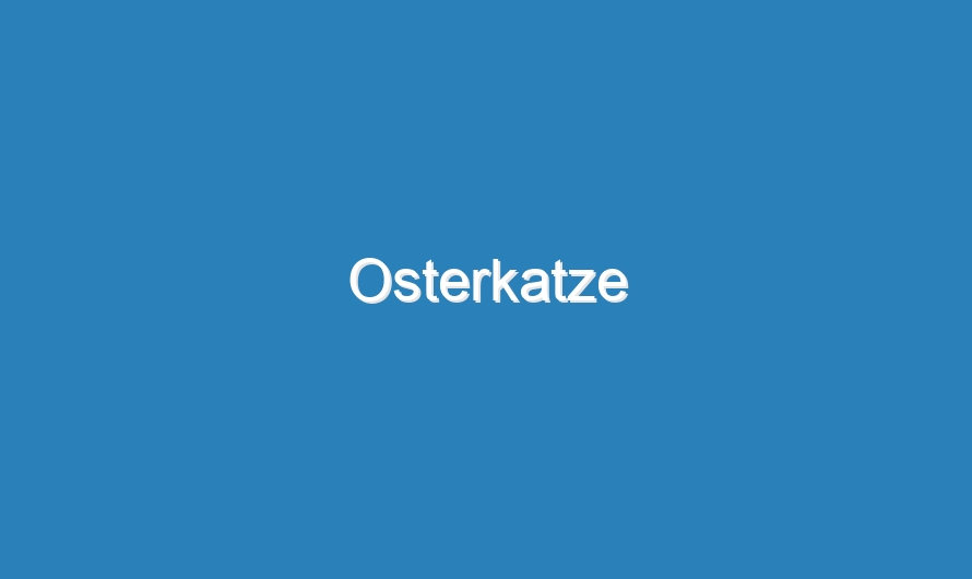 Osterkatze