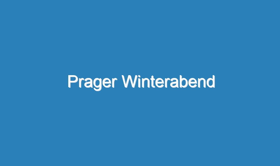 Prager Winterabend
