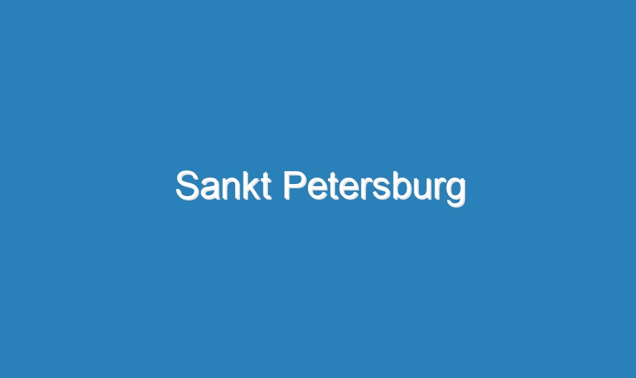 Sankt Petersburg