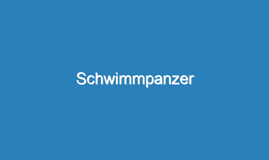 Schwimmpanzer