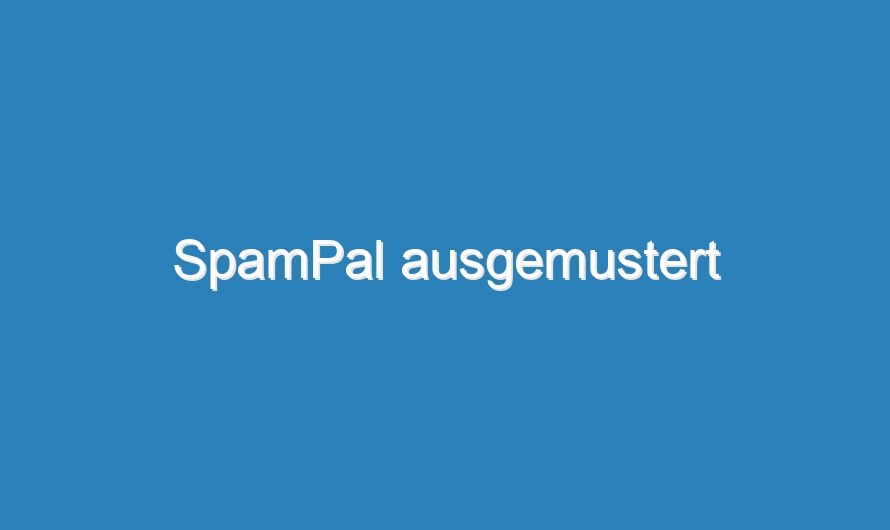 SpamPal ausgemustert