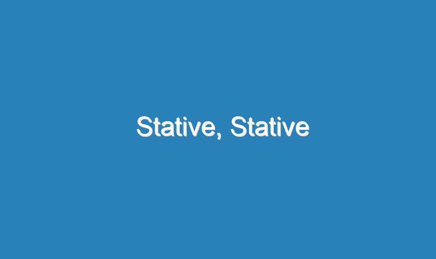 Stative, Stative