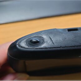 Einschaltknopf versiegelt