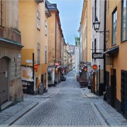 leere Gassen am Morgen