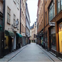 leere Gassen am Morgen