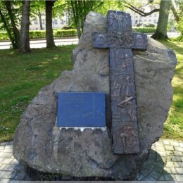Die Gedenkstätte für die im Bergwerk Wujek getöteten Bergleute