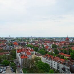 Blick von der Katharinenkirche auf Danzig