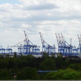 Blick auf den Hafen