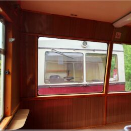 Blick zum Triebwagen