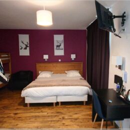 Das Zimmer im Hotel Le Marintan