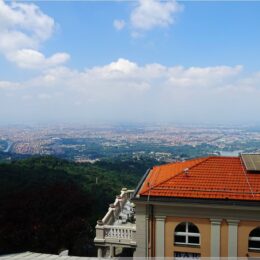 Blick von Superga auf Turin