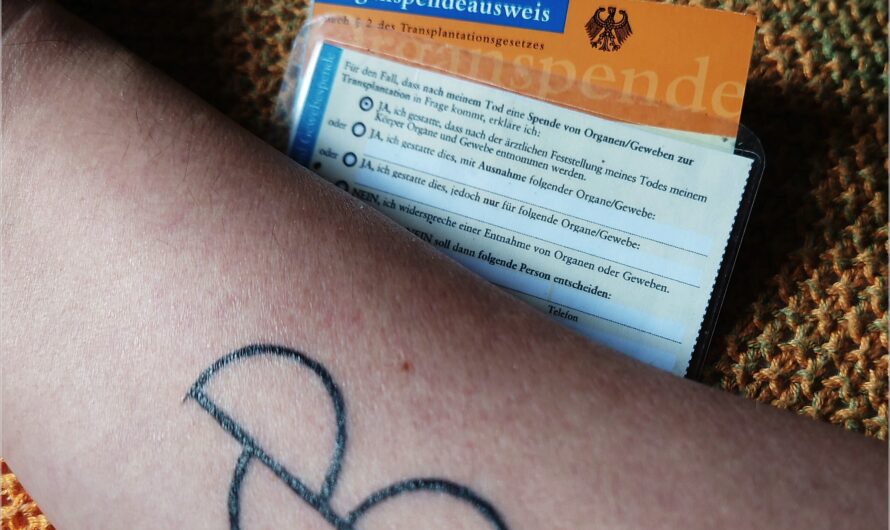 gesetzt: ein Zeichen für Organspende