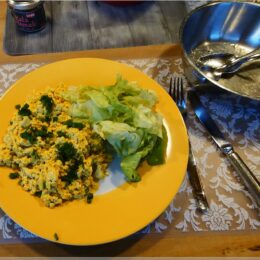 scrambled tofu
