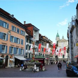 Fischbrunnen (St. Ursen-Brunnen)