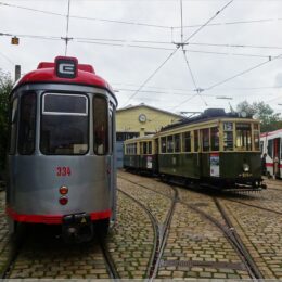 historische Straßenbahnen