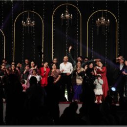 Das Brautpaar und Verwandte