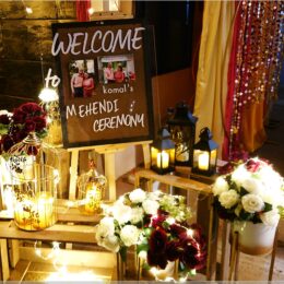 Willkommen zur Mehendi-Zeremonie