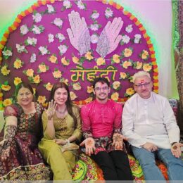 Handmalerei präsentieren