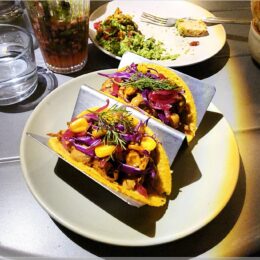 BBQ jackfruit tacos