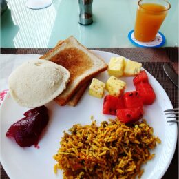 das letzte Frühstück in Bengaluru