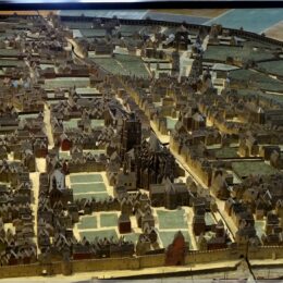 Modell von Köln um 1500