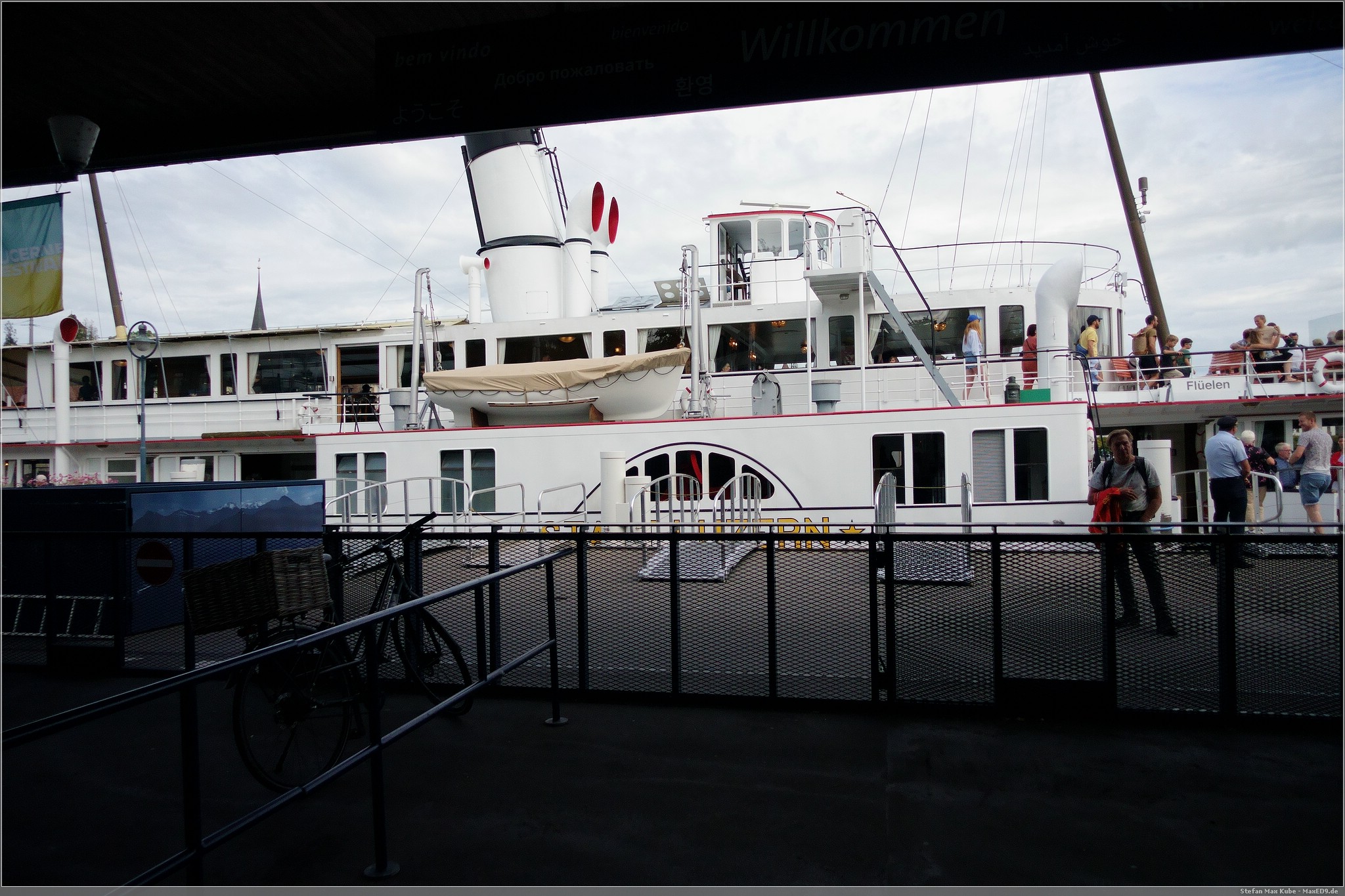 Das Dampfschiff Stadt Luzern