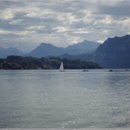 Segelboot auf dem Vierwaldstättersee