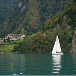 Segelboot auf dem Vierwaldstättersee