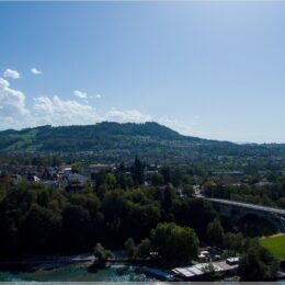 Blick entlang der Kirchenfeldbrücke