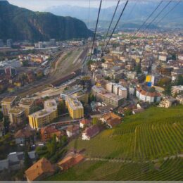 Blick über Bozen